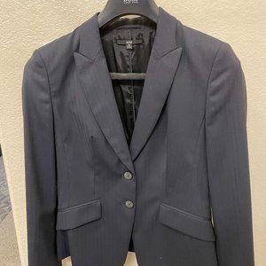 Hugo Boss blue pinstripe jacket